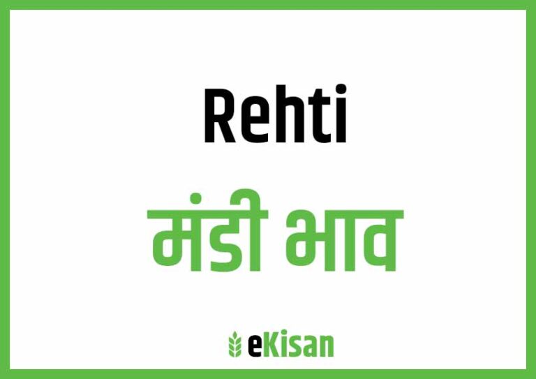 Rehti Mandi Bhav रेहटी मंडी भाव