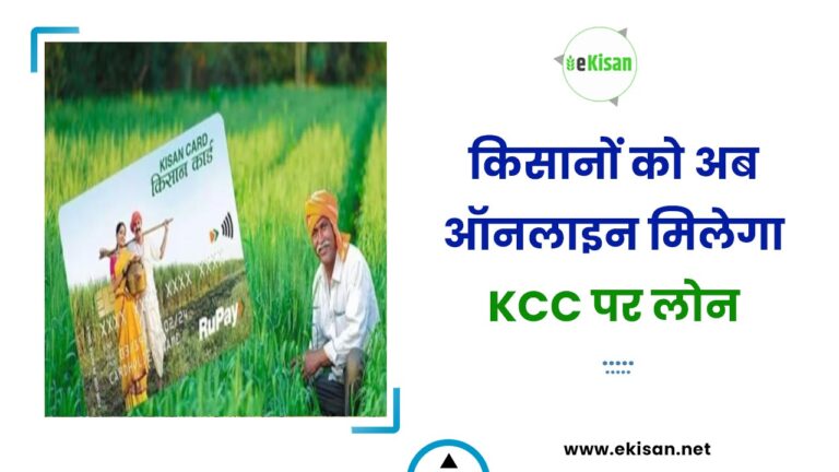 किसानों को अब ऑनलाइन मिलेगा KCC पर लोन