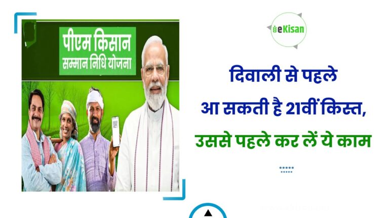 दिवाली से पहले आ सकती है 21वीं किस्त, उससे पहले कर लें ये काम
