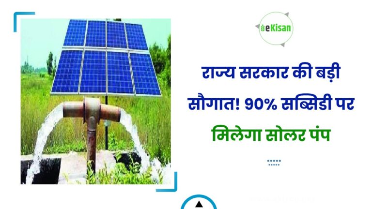 राज्य सरकार की बड़ी सौगात! 90% सब्सिडी पर मिलेगा सोलर पंप