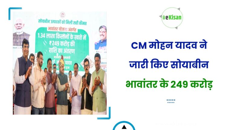 CM मोहन यादव ने जारी किए सोयाबीन भावांतर के 249 करोड़