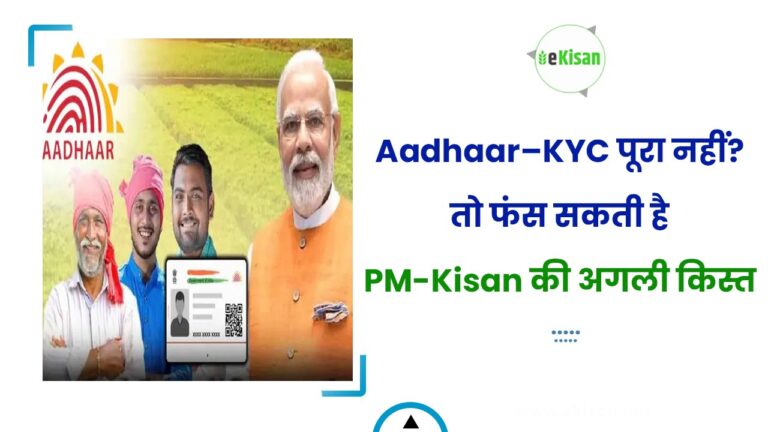 Aadhaar–KYC पूरा नहीं? तो फंस सकती है PM-Kisan की अगली किस्त