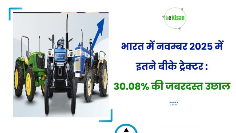 भारत में नवम्बर 2025 में इतने बीके ट्रेक्टर : 30.08% की जबरदस्त उछाल