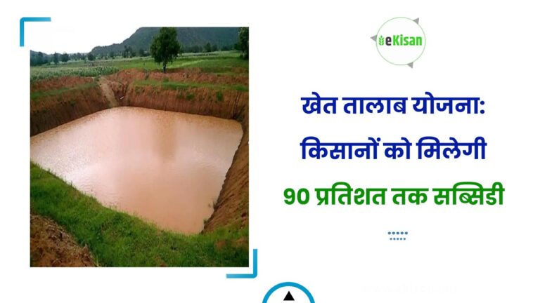 खेत तालाब योजना: किसानों को मिलेगी 90 प्रतिशत तक सब्सिडी