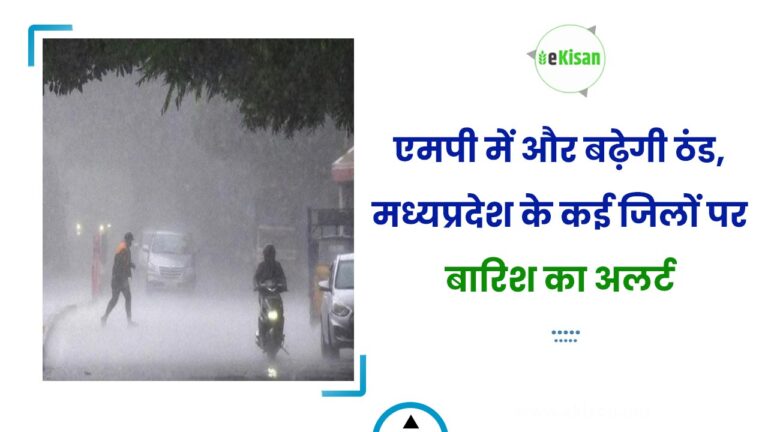 एमपी में और बढ़ेगी ठंड, मध्यप्रदेश के कई जिलों पर बारिश का अलर्ट