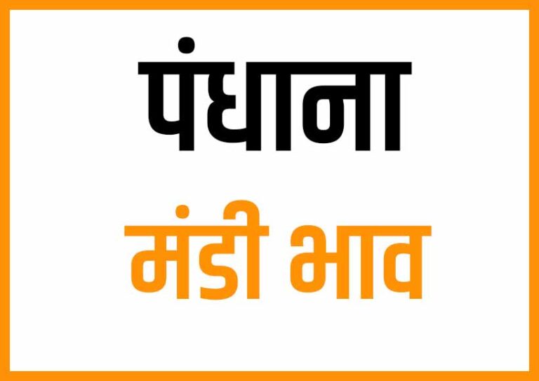 Pandhana Mandi Bhav पंधाना मंडी भाव